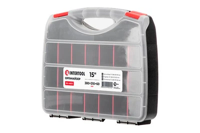 Органайзер Intertool 15" 380 х 310 х 60 мм (BX-4002)