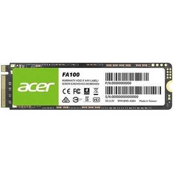 SSD 512Gb Acer FA100 M.2 2280 NVMe 1.4 PCIe Gen 3x4 3D NAND, Retail