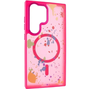Чохол на Samsung Galaxy S24 Ultra / для самсунг галаксі С24 ультра з функцією магсейф MagSafe Barbie Pink
