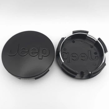 Колпачок заглушка ступицы колеса Jeep 64 мм черный матовый