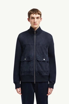 Куртка мужская Moncler MC-SUEDE-WOOL-CDGN-NVY M синий