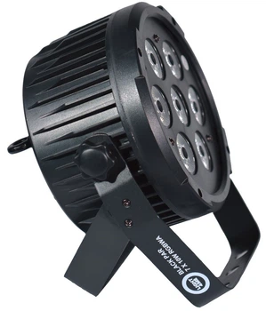 Reflektor sceniczny Light4Me BLACK PAR 7x10 W RGBWA LED (5907780140214)
