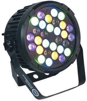 Reflektor sceniczny Light4Me Black PAR 30x3W RGBA-UV LED (5907780147756)