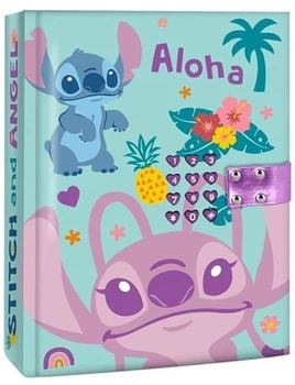 Pamiętnik zamykany na kod Kids Euroswan Lilo i Stitch 89902 (8435507889902)
