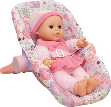 Lalka bobas Dromader Agusia 29 cm z nosidełkiem 03855 (5900360003855)