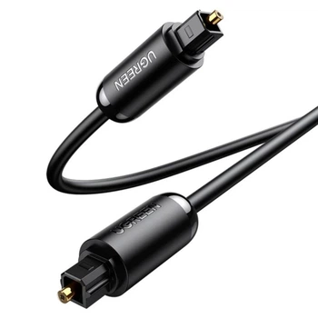 Аудіокабель Ugreen AV122 Toslink – Toslink 1 м чорний