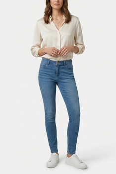 Жіночі джинси super skinny fit esmara, 42 (s) розмір, блакитний