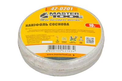 Флюс для паяння каніфоль Mastertool 10 г соснова 42-0201