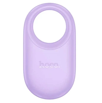 Поисковый трекер Hoco E94 Star Bluetooth фиолетовый ABS-пластик для поиска вещей 52х29х8.1 мм