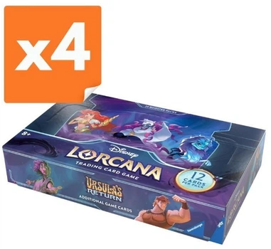 Zestaw kart Ravensburger Disney Lorcana Booster Box Set 4 4 x 24 szt. (5902490426184)
