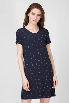 Жіноча темно-синя сукня з візерунком CLASSIC SHIFT MICRO PRINT Gant 34 4501069