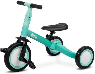 Триколісний велосипед Toyz Fox 4 в 1 Бірюзовий (5903076322326)