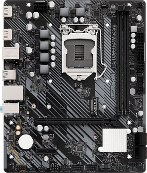 Материнська плата ASRock H510M-H2/M.2 SE (s1200, Intel H470, PCI-Ex16)