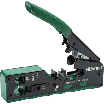 Клещи для обжима кабелей HiSmart CAT5, CAT6, CAT7