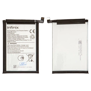 Акумулятор BL-49JX для Infinix Hot 30, Hot 50 Pro (X6881), Note 10 Pro, Note 11 Pro, Note 11 Pro (X697), Li-Polymer, 3,87 B, 5000 мАг, Original (PRC)