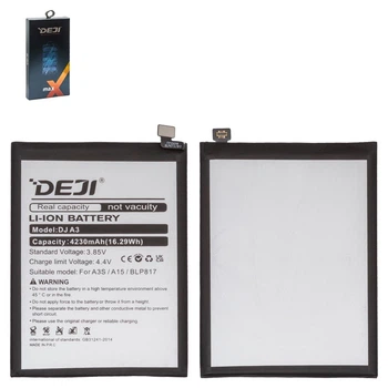 Акумулятор Deji BLP817 для Oppo A15, A15s, Li-ion, 3,85 B, 4230 мАг