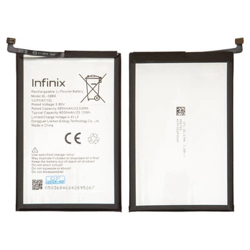 Акумулятор BL-58BX для Infinix Hot 11 Play, Hot 12 Play (X6817, X6816), Hot 9 Play (X680), Li-Polymer, 3,85 B, 6000 мАг, Original (PRC)