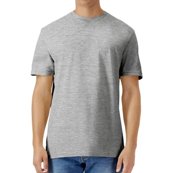 Базовая мужская футболка Gildan Light Cotton светло-серая L