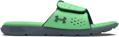 Женские шлепанцы Under Armour 40р., салатовые, 26 см