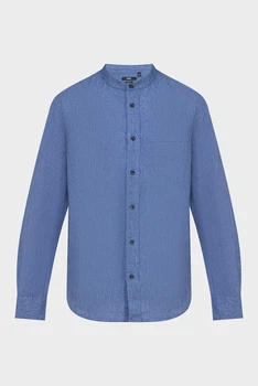 Чоловіча синя лляна сорочка Mexx M MF007201441M