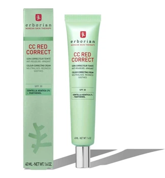 Erborian CC Red Correct SPF 30 Корректирующий покраснения СС-крем для лица 40 мл