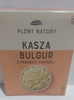 Крупа пшенична з твердих сортів булгур PLONY NATURY 4*100 г