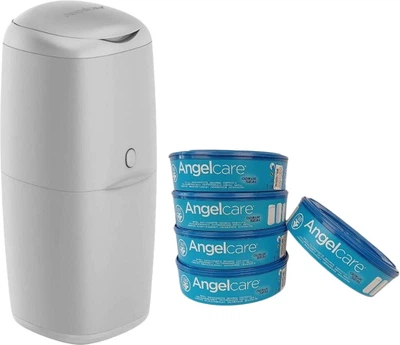 Контейнер для підгузків + 5 замінних вкладишів Angelcare Classic сірий (5902335100880)