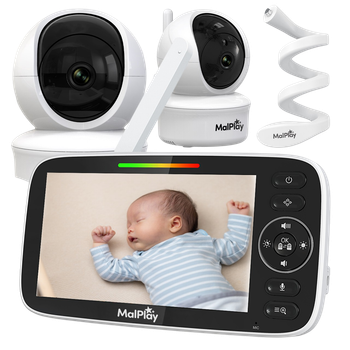 Електронна відеоняня Malplay NannyEye Complex 5.0" HD (5901924246220)