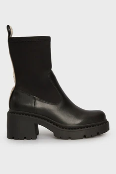 Жіночі чорні шкіряні ботильйони GLEN MIX Pepe Jeans 36 PLS50549