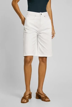 Жіночі білі джинсові шорти BERMUDA SHORT UHW WHT Pepe Jeans 25 PL801181