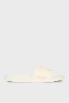 Жіночі білі слайдери SLIDER BRAND W Pepe Jeans 39 PLS70159