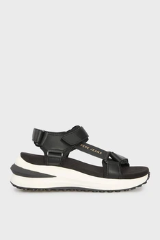 Жіночі чорні шкіряні сандалі WINSLOVE ACTION Pepe Jeans 39 PLS90707
