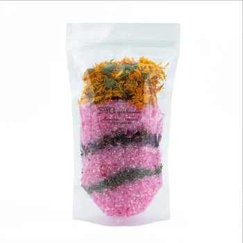Морская соль для ванны Top Beauty Bath Salt с сухоцветами и экстрактами растений 600 г