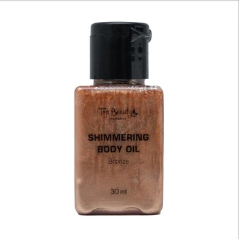 Масло для ухода за телом Top Beauty Shimmering Body Oil Bronze с бронзовым шиммером 30 мл