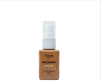 Молочко для догляду шкіри тіла Top Beauty Body Shimmer Gold з золотим шимером 30 мл