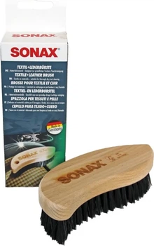 Szczotka Sonax Textile+Leather Brush do czyszczenia tekstyliów i gładkiej skóry 416741 (4064700416741)