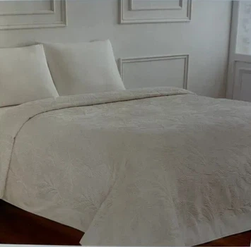 Махрова простирадло Tivolyo Home Caserta bej 160x220 полуторна