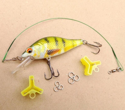 Воблер Bionic Minnow GOBASS ОКУНЬ ЗЕЛЕНЬ 70мм 11г плаваючий Floating Гучний має рухомі металеві кульки до рибалки блешня спінінга ловлі хижака щуку окуня щуки судака жереха риболовлі хижої риби