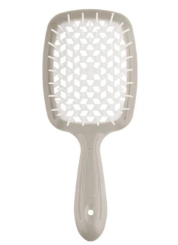 Гребінець для волосся Janeke Superbrush сірий з білим