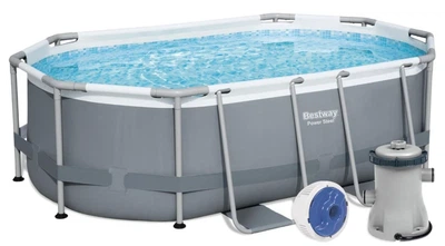 Каркасний басейн Bestway 305x200x84 см, насос-фільтр 1249 л/год
