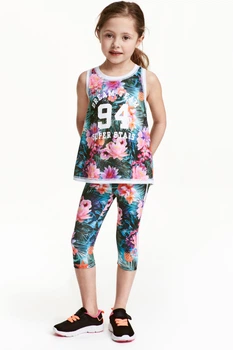 Лосини H&M кольоровий в візерунки CLZYP413 92