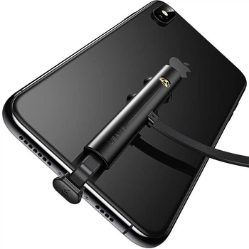 USB Кабель Usams Lightning U39 Sucker Mobile Games 2A 1.2m Чорний