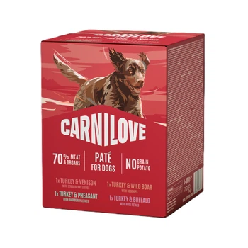 Вологий корм для собак Carnilove Multipack Pate Adult 4 шт х 300 г