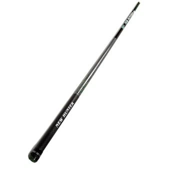 Удочка телескопическая карбоновая New Hunter Carbon GL7041 7 м черная маховая без колец быстрый строй 10–30 г для поплавковой рыбалки
