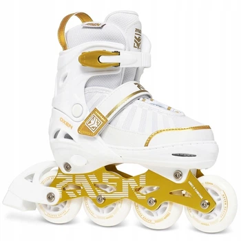 Раздвижные ролики Raven Oxen White/Gold размер 38-41 (smj907)
