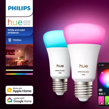 Philips Hue White Ambiance 1100 3個 Умные светодиодные LED лампочки Philips Hue E27 White and Color