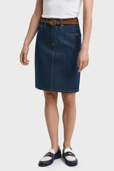 Жіноча темно-синя джинсова спідниця DENIM Gant 36 4400192