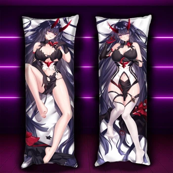 Дакімакура 150х50см Райден Мей Хонкай Імпакт Honkai Impact 3rd Raiden Mei Подушка з наволочкою двостороння