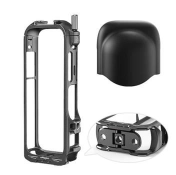 Алюмінієва рамка з ковпачком для Insta360 X4, різьблення 1/4, GoPro-сумісність (107EBAD83E64)