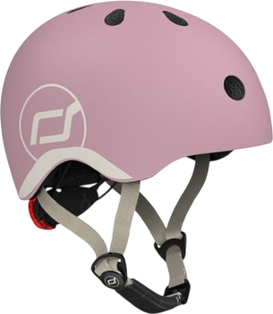 Kask dzieci Scoot&Ride z lampą 45–51 cm XXS Wildberry (9120133000812)